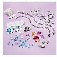 Disney Skin care Frozen II Charm bracelets 2 chain bracelets + beads + silver coloured leaves + stickers + rings + metal wire 1 Stk.