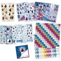 Large Frozen II Sticker Box with Over 1100 Stickers on 12 Rolls with Anna & Elsa Designs - Ideal for Scrapbooking and Crafts