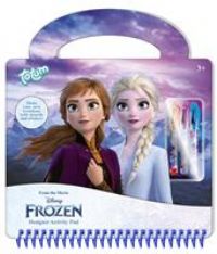 Frozen II Scratch Book: Scratch Book & Colouring Book with Stencils and Glitter Stickers with Anna & Elsa Activity Book for Home and Travel 681439