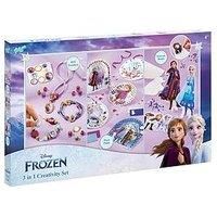 Totum Disney Frozen 3in1 Jewellery Iron-On Beads & Pixel Paint Kids Craft Set