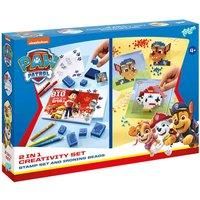 Totum Paw Patrol 2 In 1 Creative Set - A Diamond Painting And Charm Bracelet Twin Pack