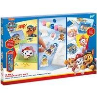 Totum Paw Patrol 3 In 1 Creative Set - An Iron On Beads Plaster And Pixel Paint Triple Pack