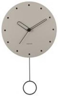 Karlsson Studs Pendulum Wall Clock - Grey