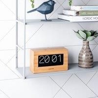 Karlsson Flip Box Home or Office 21cm Retro Mantel / Table / Shelf Clock