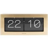 Karlsson Boxed Flip XL Wall / Table Clock Retro Style 37cm Wide Statement Clock