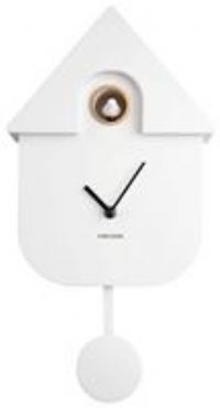 Karlsson Wall Clock Karlsson Colour: White 24cm H X 24cm W X 10cm D