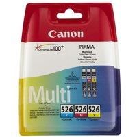 Genuine Canon CLI-526 Multipack C/M/Y Ink Cartridges | FREE ££ DELIVERY