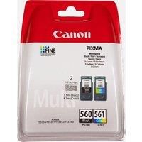 Canon PG560 Black CL561 Colour Ink Cartridge Photo Value Pack For TS5351 Printer