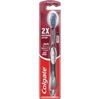 Colgate 360 Degree Max White One Mouthwash Sonic Powered Medium Toothbrush,