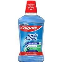 Colgate Triple Action Mouthwash 500ml  wilko