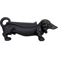 Esschert Design LH6Z Dacshund Boot Scraper,Black,33x13x11.5cm