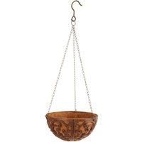 Esschert Design BPH25 16 x 27 x 27cm 25cm Diameter S Cast Iron Hanging Basket - Brown