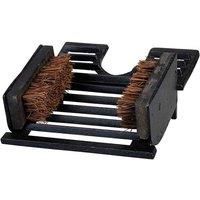 Esschert Design USA LH63 Boot Pull with Brush, Brown