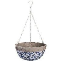 Esschert Design AC03 12 x 26 x 26cm Metal Hanging Basket - Multi-Colour