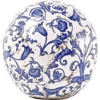 Esschert Design AC11 13 x 13 x 13cm Ceramic Decor Sphere - Multicoloured (Pack of 2)