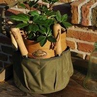Esschert GT05 Design GT05 28 x 28 x 26cm Textile Garden Tools Bag - Green