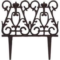 Esschert Fallen Fruits Broad Design Fence, PS19,Brown