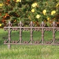 Esschert PS21 Fallen Fruits Large Lawn Edging, Brown
