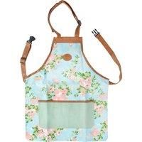 Fallen Fruits Women/'s Rd37 APRON ROSE , Blue Green, S UK