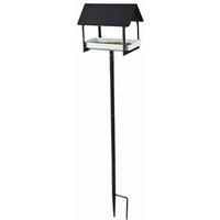Fallen Fruits Ltd METAL BIRD TABLE Feeder, Black