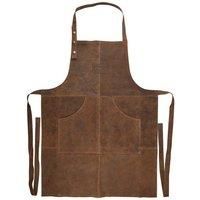 Fancy Flames Leather BBQ Apron