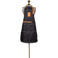 Esscherts Gardening Tool Apron Durable Outdoor 83cm Long Denim With 4 Pockets