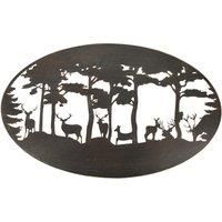 Esscherts Garden TT217 Deer Oval Wall Art