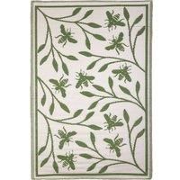 Fallen Fruits Bee Print Outdoor Rug