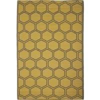 Fallen Fruits Honeycomb Outdoor Rug