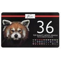 Totum Nassau Fine Art Colouring In Pencils In Artists Tin Box - 36 Pieces Set