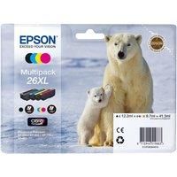 Epson 26 Claria Premium Ink, 4 Colours Multipack (C13T26364010)