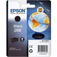 Genuine Epson 266 Black Ink Cartridge T2661 Globe Vat Included