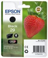 Epson Claria No.29 Home Strawberry Standard Ink Cartridge, Black, Genuine, Amazon Dash Replenishment Ready