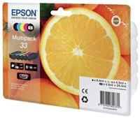 Epson C13T33374011 33 Oranges Ink Cartridges Multipack