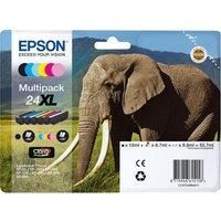 Epson 24XL Multipack - 6-pack - 55.7 ml - XL - black, yellow