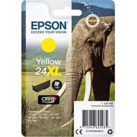 Epson 24XL Yellow Elephant High Yield Genuine, Claria Photo HD Ink Cartridge, Amazon Dash Replenishment Ready