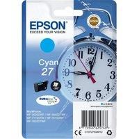 Epson Alarm Clock 27 DURABrite Ultra Ink Cartridge (Cyan) Blister for WorkForce