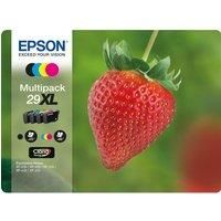 Epson 29XL Strawberry High Yield Genuine Multipack, 4-colours Ink Cartridges, Claria Home Ink, Amazon Dash Replenishment Ready