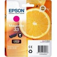 Epson Orange Singlepack Magenta 33 Claria Premium Ink