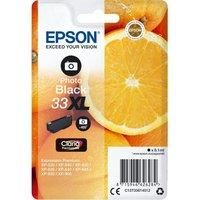 GENUINE EPSON 33XL Photo Black cartridge ORIGINAL vac' sealed ink T3361 ORANGES