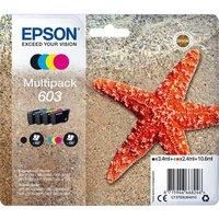 EPSON 603 Starfish Cyan Magenta Yellow & Black Ink Cartridges - Multipack Currys