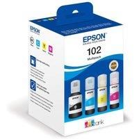 Epson EcoTank 102 Genuine Multipack Ink Bottles, Amazon Dash Replenishment Ready