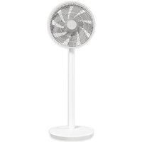 Duux Whisper Essence Standing Fan, 7 Cooling Speeds, Ultra Quiet Fan, Oscilatiing, Adjustable Tilt, Night Mode, Timer, Modern & Sleek Design, Matte White