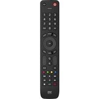 ONE FOR ALL EVOLVE 1 UNIVERSAL TELEVISION REMOTE CONTROL - BLACK - URC7115 NEW