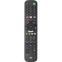 One For All Sony TV Replacement remote – Works with ALL Sony TVs – Learning feature -URC4912