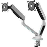 ONE FOR ALL DM8220 Universal Gaming Dual Arm 21-45" Monitor Desk Mount - White