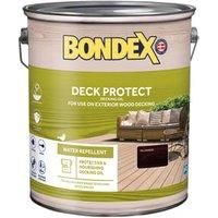 Bondex Deck Protect - Clear - Protective Decking Oil –Suitable for Exerior Wood - Water Repellant & Mould Resistant - Matt Finish – 2.5L