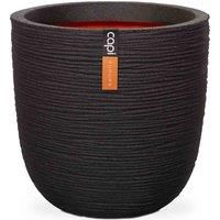 Capi Europe Ball Planter Rib NL 43x41 - Black