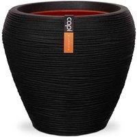 Capi Europe Vase taper round Rib NL 42x38 black