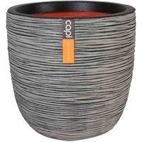 Capi Europe Ball Planter Rib NL 43x41 - Anthracite